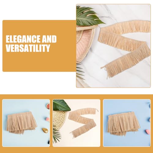 Rafia natural de 10 cm selecta para proyectos de alta decoración DIY 4