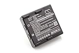 vhbw NiMH Akku 600mAh (9.6V) kompatibel mit Kran-Fernbedienung Remote Control Ersatz für Hetronic 68300510, 68300520, 68300530
