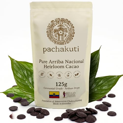 Pachakuti Ceremonial Cacao Drops - Arriba Nacional - Ecuadorian - 125g