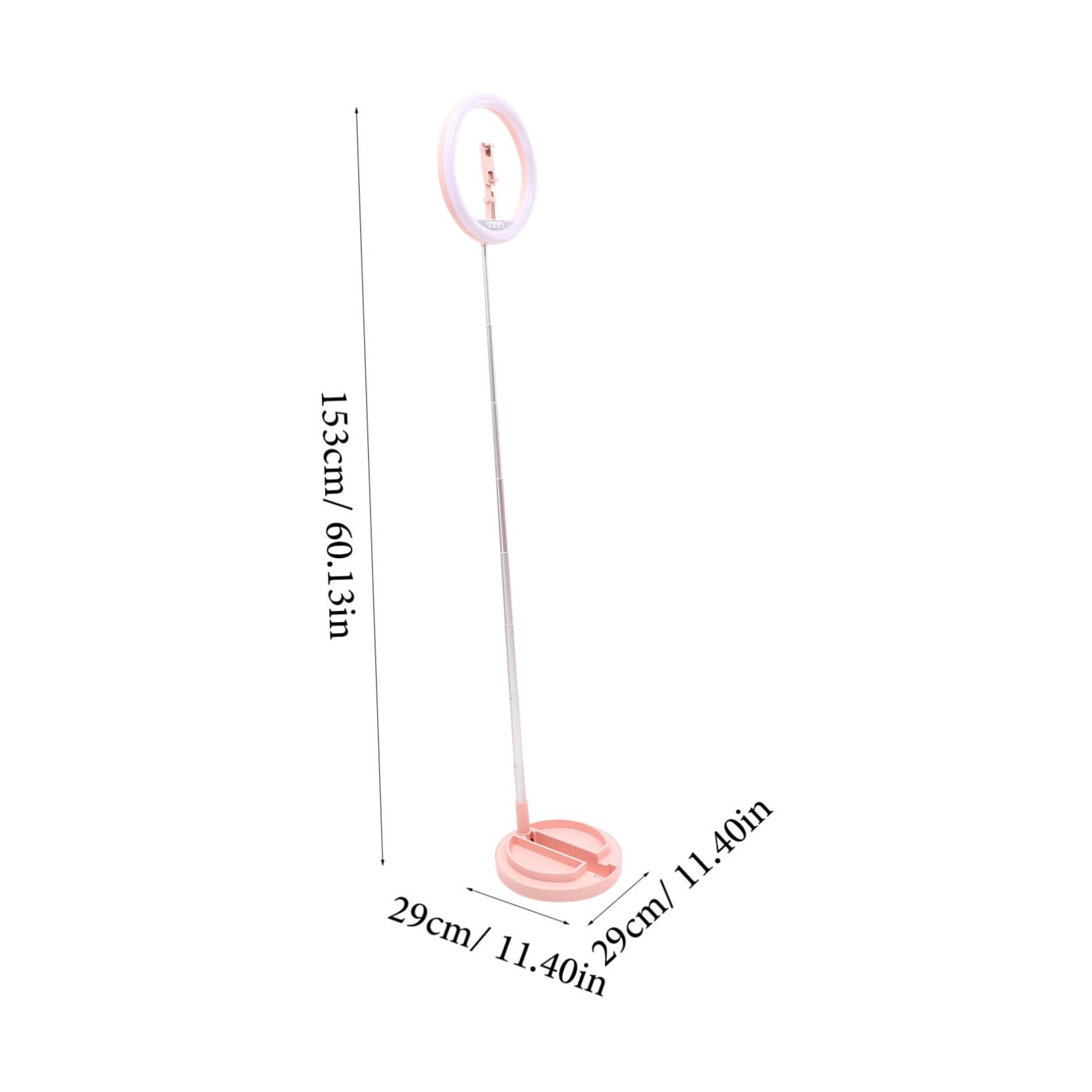 ERINGOGO Folding Beauty Lamp Portable Led Light Ring Light 3 Modes 10 Brightness Levels Retractable Stand