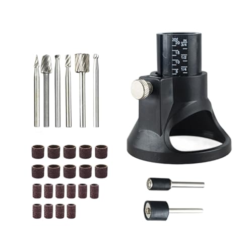 回転ツールカットガイド彫刻面取り用セットスロッティングロータリールーターミリングカッターガイドアタッチメント木彫りツール