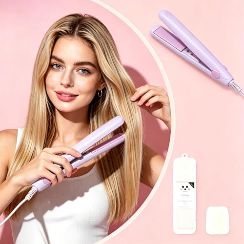 Plancha mini 2 en 1 para cabello con placas cerámicas miniatura 6