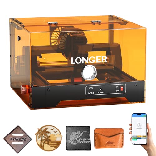 Image of LONGER Ray5 Laser Engraver and Cutter Machine, 2W for Diode Laser Engraver Cutting Machine, Fast Heat Dissipation with Aluminum Plate for Table-Protecting, 400 * 355mm