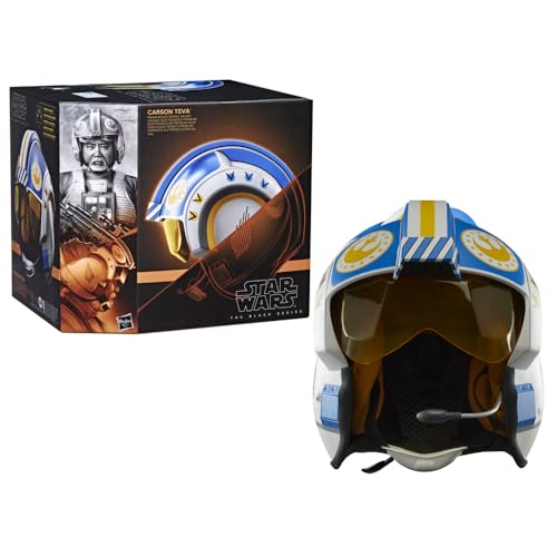 Star Wars The Black Series Carson Teva Casco electrónico premium