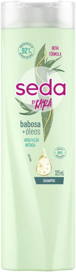 Seda Linha Babosa + Oleos Shampoo by Rayza 325 Ml Aloe Vera + Oils Collection - Shampoo By Rayza 11 Fl Oz
