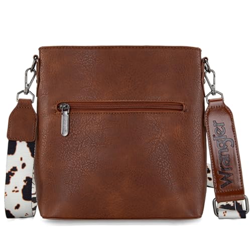 Image of Wrangler Crossbody Purses for Women Two Tone Crossbody Bags Women Purses and Handbags