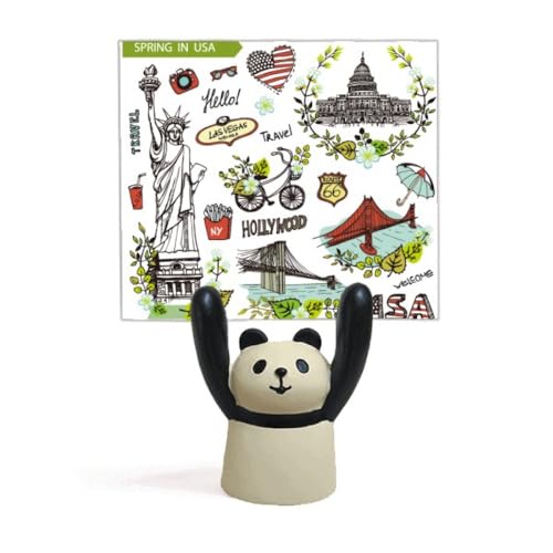 Panda stand decoration graffiti USA pour bureau et salon tendance