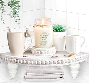 Felt Creative Home Goods Ecktablett mit Perlen