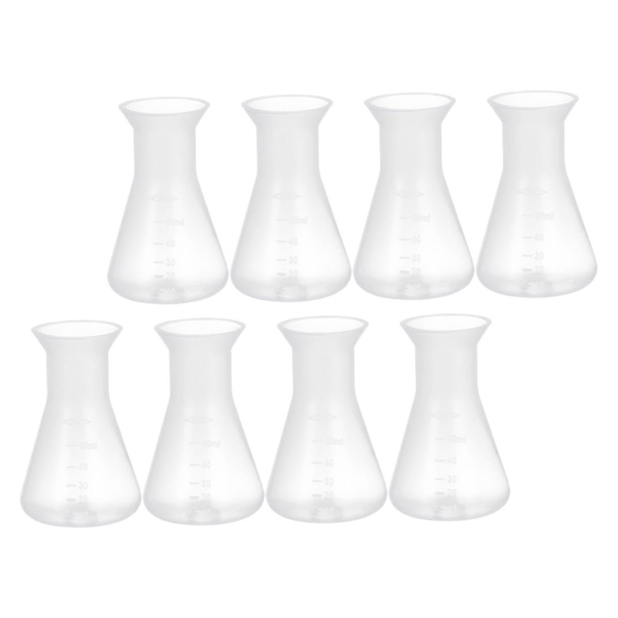 iplusmile 40piezas Frascos De Laboratorio De Frascos Cónicos Graduados Para Experimentos Científicos Diseño De Cuello Estrecho Reutilizables y Versátiles Para Química