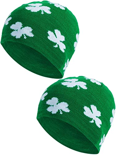 Bonnet de ski trèfle vert Zhanmai pour déguisement de fête