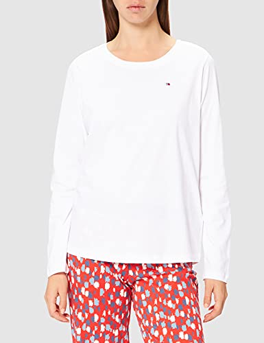 Tommy-Hilfiger-Damen-Set-Ls-Jersey-Pant-Print-Pyjamaset