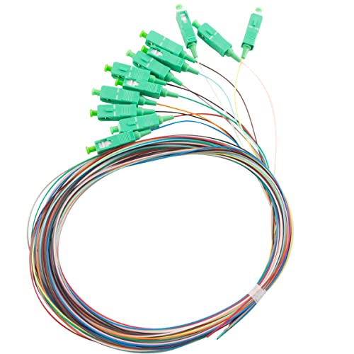 EDIONS SC/APC Fiber Optic Pigtail, 1.5 Meter 12 Strand SC-APC ...