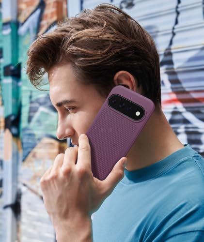 Image of FNTCASE for 11 /11 Pro Case: Soft TPU Non Slip Burgundy | With Screen Protector, Shockproof Drop Protection, Matte Textured Protective Cell Phone Cover, for Daily Use, Burgundy