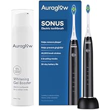 Auraglow Whitening Booster & Sonus Electric Toothbrush