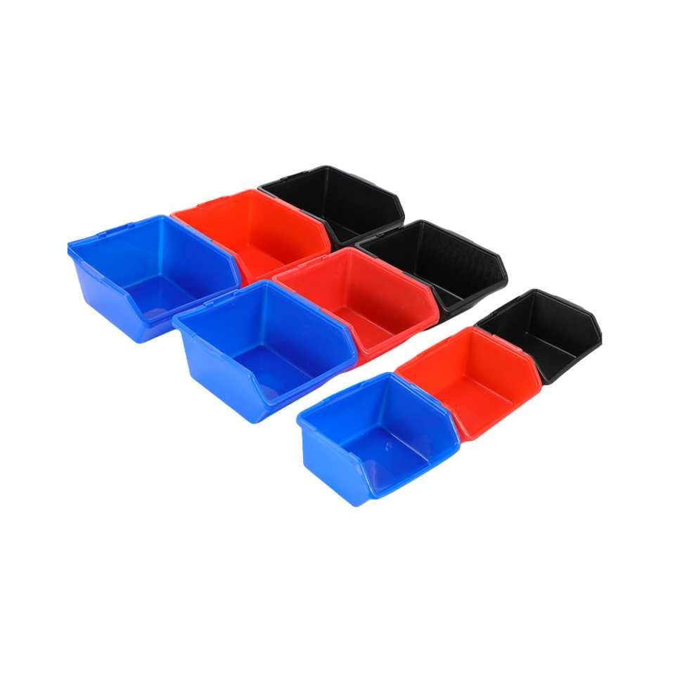 Boîtes de rangement ESD-Safe rouges (lot de 5) de 110x85x45 mm pour trier vos composants et vis. - 8