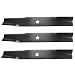 USA Mower Blades (3) High Lift for Husqvarna 539-112079, 539112079, 50" Deck