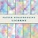 Papier Scrapbooking Licorne: 20 Feuilles Recto-Verso (8.5 x 8.5) pour le scrapbooking, les invitations, les albums, les cartes, l'origami et plus. Papier scrapbooking double face