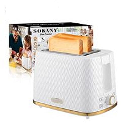 Moradiya Fresh Slice Toaster 750W 6-Speed Automatic Toaster Of 2 Slice Toaster Home Sandwich Maker Breakfast Machine Bread Toast Machine