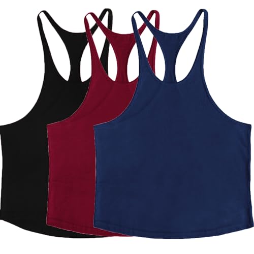 Camiseta tirantes gimnasio hombre ZUEVI con espalda en Y para libertad de movimiento