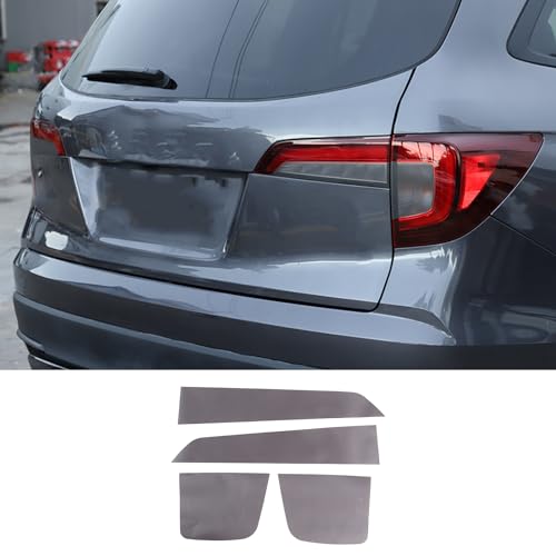 Car Tail Light Film for Honda Pilot 2016-2022, Nano Tape Anti-Scratch Decal, Tailight Vinyl Cover, Rear Tail Lamp Tint Overlay Sticker, PVC, Dark Smoke