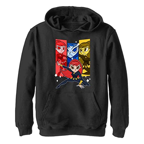 Sweat Avengers Black Widow Trio noir le cadeau d'anniversaire idéal ado 9-11 ans