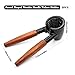 ZHIYUQL® 2 Stück Nussknacker Walnüsse mit Rutschfestem Holzgriff, Walnuts Nutcracker Aluminium Nußknacker für Walnüsse Nusszange Walnussknacker