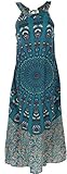 alternative kleider hochzeitsgast Einheitsgröße: 38-42 GURU SHOP Langes Sommerkleid, Indisches Maxikleid, Damen, Petrol, Synthetisch, Size:40, Lange & Midi-Kleider Alternative Bekleidung