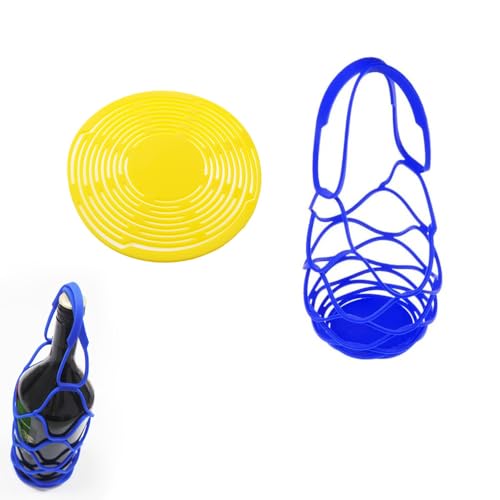 NentMent Pacote com 2 sacos de transporte de vinho, bolsa de silicone dobrável, reutilizável, bolsa