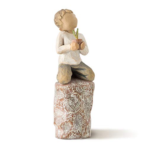 Willow Tree Something Special Figurine, Bronze & Ivory, 5.5" H