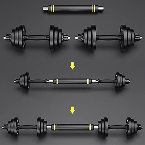 Dumbbells 20kg Dumbbells Pairs 3-44 lbs verstelbare haltergewicht barbell tillen met 2 connector voor thuis bodybuilding… - Afbeelding 7