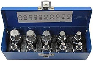 US Pro Bergen Professional 10 Piece 1/2 Inch Drive Hex Bit Socket Set
