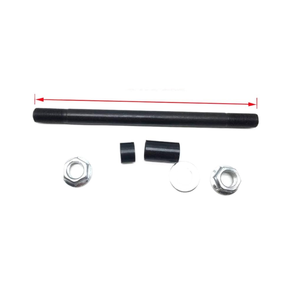 Axe de Moyeu Avant et Arrière M10 pour Trottinette 10 Pouces(14.5 CM)