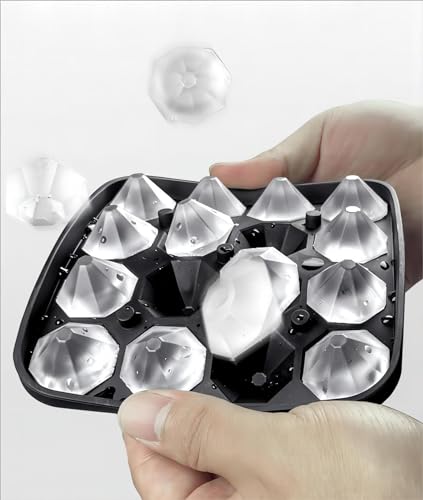 Moldes de Hielo Mini Diamante de Silicona con Tapa miniatura 5