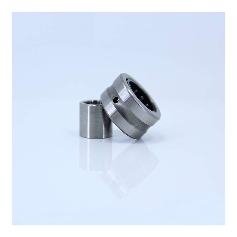 DOLUNTO De Rodillos de Aguja de cojinete NKI15 / 20 15x27x20mm (5 PC) Solid Roller Collar Cojinetes de Agujas con Anillo Interior