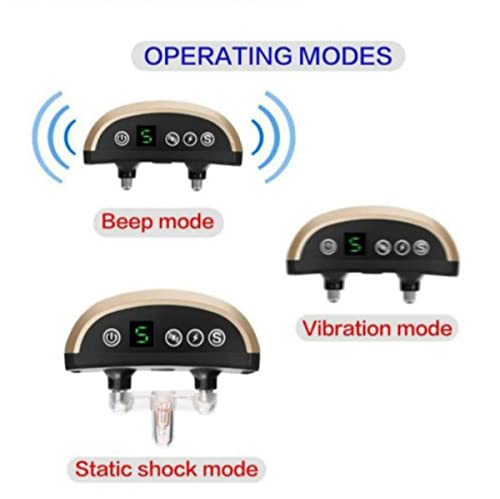 Coleira De Treinamento De Cães, Dispositivo De Controle De Latidos Recarregável à Prova D'água Cole