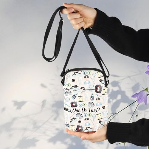 MNIGIU Funny Optometry Crossbody Bag One Or Two Shoulder Bag Optomentrist Gift Ophthalmologist Gift Eye Doctor Gift3