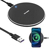 35W Kabelloses Ladegerät Qi Induktive Ladestation Schnellladen für iPhone 16...