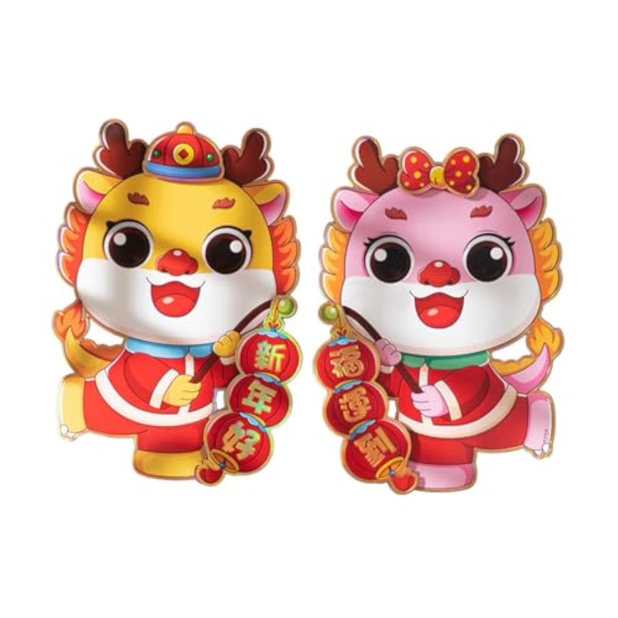 Chinese New Year Door Stickers for Festive Home Decor