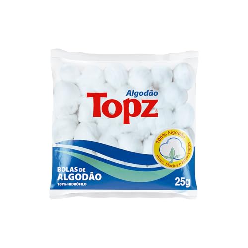 ALGODÃO BOLAS 25G TOPZ (6X12) FARDO 72