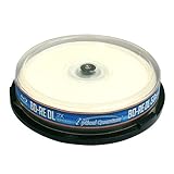 Optical Quantum Blu-ray Disc 10 pcs Spindle - 50GB BD-RE DL Rewritable - Inkjet Printable