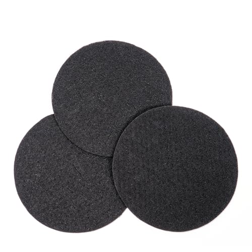 Image of PAWZIDEA 3-Pack Replacement Activated Carbon Filter for PAWZIDEA Outdoor Ready 3.1 Gallon Dog Poop Trash Can Brown /Black /Gray, 7.8 inch Round, 1 /5 inch Thick Deodorizing Carbon Filters, EFFECTIVE ODOR CONTROL