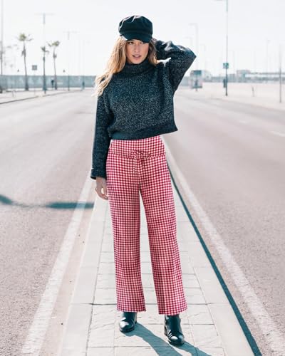 Image of ZOOSIXX Soft Black Pajama Pants for Women, Wide Leg Comfy Casual Lounge Yoga Capri Pants 22'' / 30''