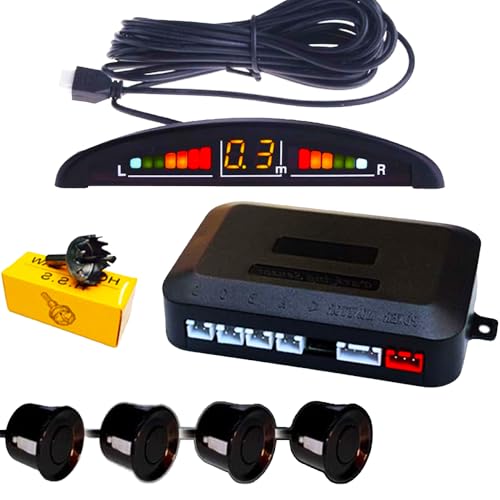 Kit 4 Sensori Parcheggio Con Display LED E Cicalino - Per Auto E Camper, 12V - Foto 11