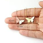 MEVECCO-Gold-Dainty-Initial-Necklace-18K-Gold-Plated-Butterfly-Pendant-Name-Necklaces-Delicate-Everyday-Necklace-for-Women-Minimalist-Personalized-Jewelry-Christmas-Gift