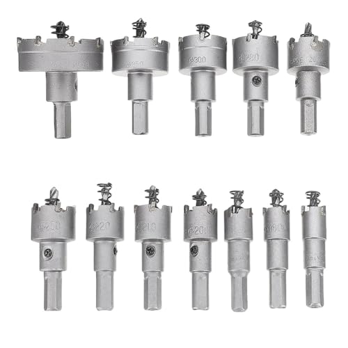 Set de brocas para metal SAMEZA 12 piezas 15 a 50 mm miniatura 1