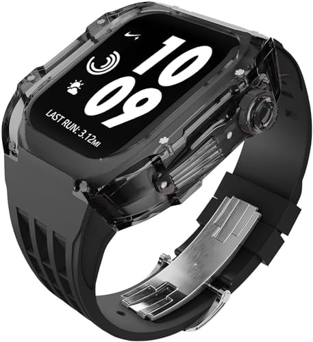 CEKGDB X͓vP[X + o[vXgbvCLbgAApple Watch ohEg 8 7 6 5 4 SE 44 ~[g 45 ~[g 49 ~[g DIY AbvO[hp(Style01,45MM)
