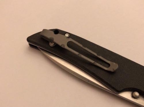Bead Blast Gray Titanium Deep Pocket Clip For Kershaw Skyline 1760 Tip Up
