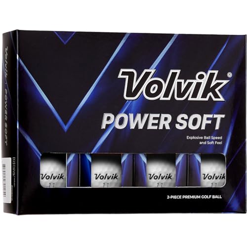 Volvik Power Soft Golf Balls (White)