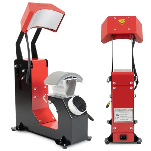 Máquina automática para termofijar gorras con 3 placas intercambiables miniatura 1