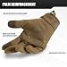 WTACTFUL Flexible atmungsaktive Taktische Handschuhe Einsatzhandschuhe Tatical Gloves Herren Vollfinger Touchscreen-Handschuhe Gilt für Kletter Radfahren Motorrad Jagd L CP Camo